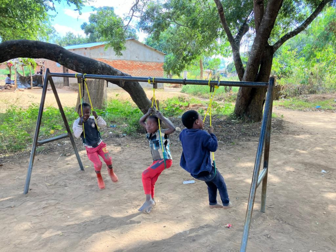 Testing the swings Testing the swings
